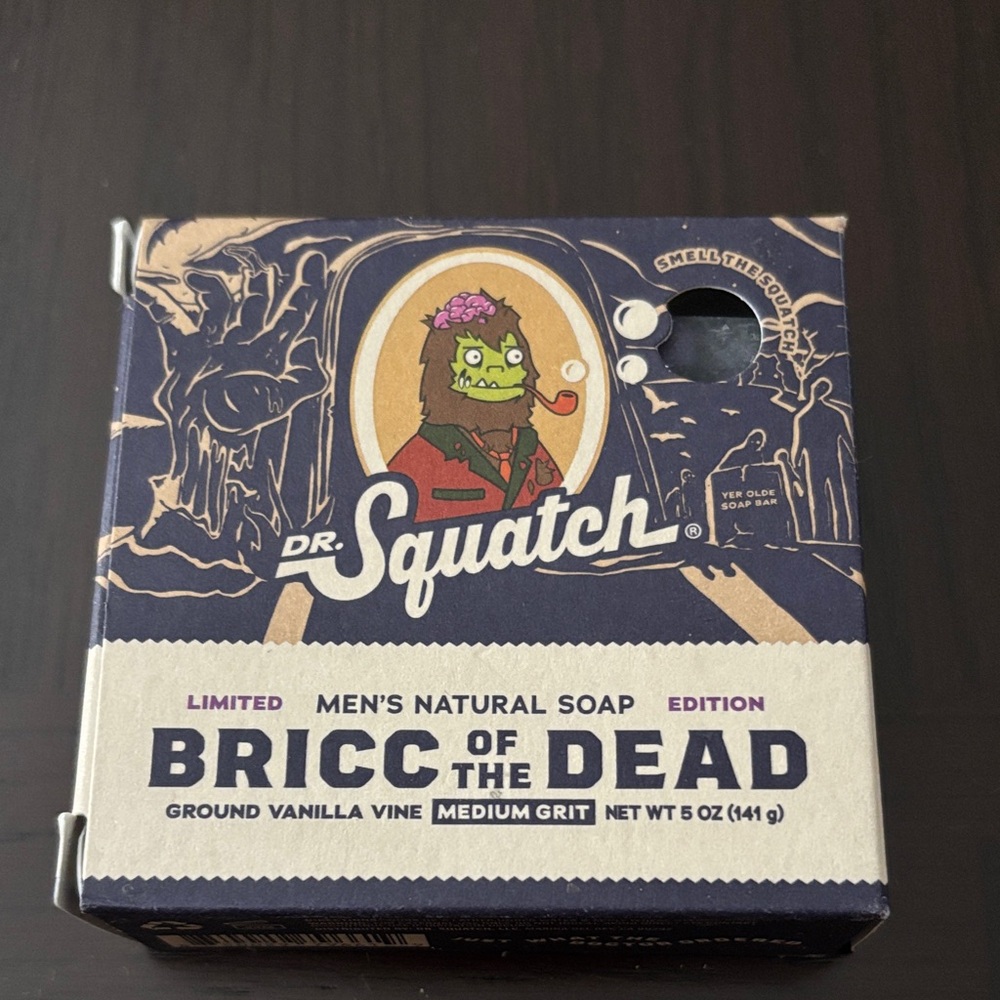 Dr. Squatch Bricc of the Dead Men's Natural Soap - Limited Edition